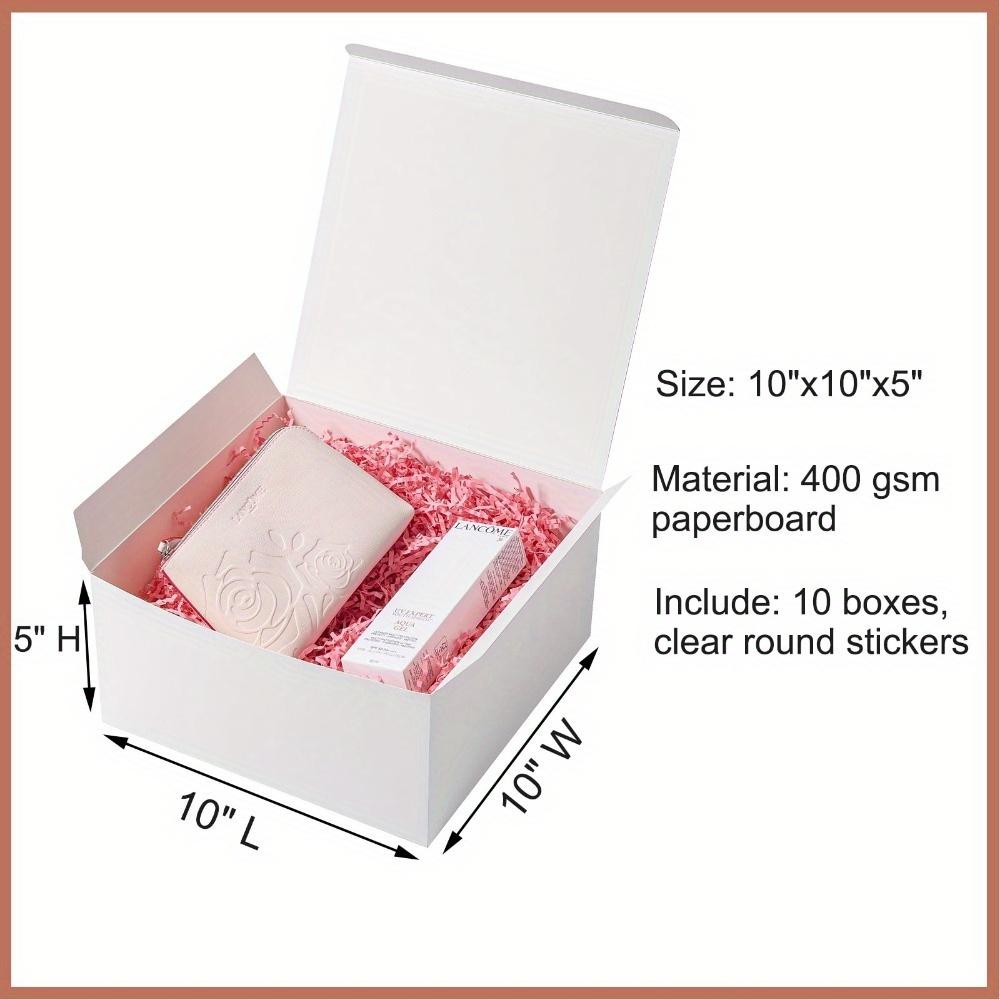 5pcs Gift Boxes with Lids Groomsmen Proposal Boxes Cardboard Gift Box Kraft Paper Gift Packaging Box for Wedding Stuff Party Crafting Birthdays Party