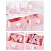 BABIBO Wooden Simulation Princess Love Dresser/Hairdressing Make-Up Jewellery Play House Girl Set of Toys Birthday Gift