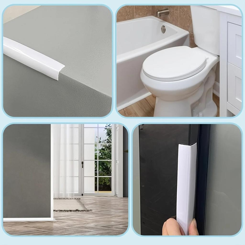 1pc 2mX4cm Flexible Wall Corner Protector Moulding Trim Peel and Stick Wall Protector Self Adhesive Molding Trim Strip
