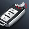 Funda de cuero TPU para llave de coche, funda para mando a distancia para Volkswagen VW Bora Polo Tiguan Jetta Passat B5 B6 B7 Golf Beetle para Skoda Octavia