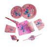 Stoviglie Decorazione Festa di Compleanno Angelo Punto Rosa Piatto di Carta Tazza Tovagliolo Set Palloncini Forniture per Decorazioni