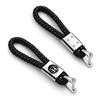 2025 Car New Honda Metal+Braided Car Key Chain Key Ring Key Lanyard Car Emblem For Honda Civic Mugen Accord Odyssey JAZZ CRV Fit