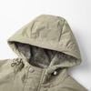 Deerway Men's Winter Fleece-Lined Hooded Jacket