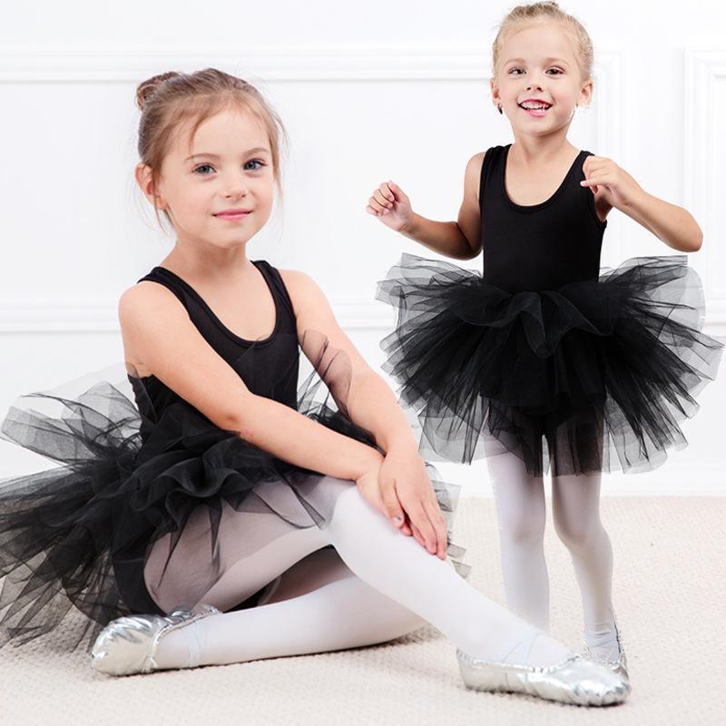Girls' Tutu Skirt Children's Performance Clothing Cross-border Hot Selling Printed Mesh Dance Skirt Tutu Skirt Dress Girl