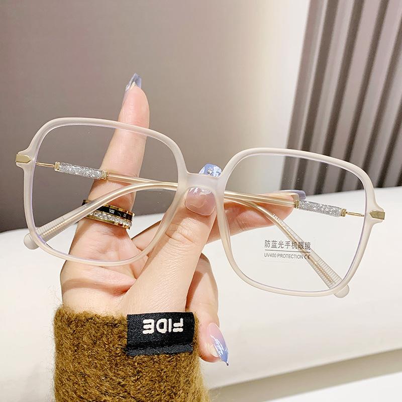 

Tr1018 Очки с большой оправой 210025 Оправа для очков с защитой от синего цвета Прогрессивная серая плоская легкая простая оправа для очков