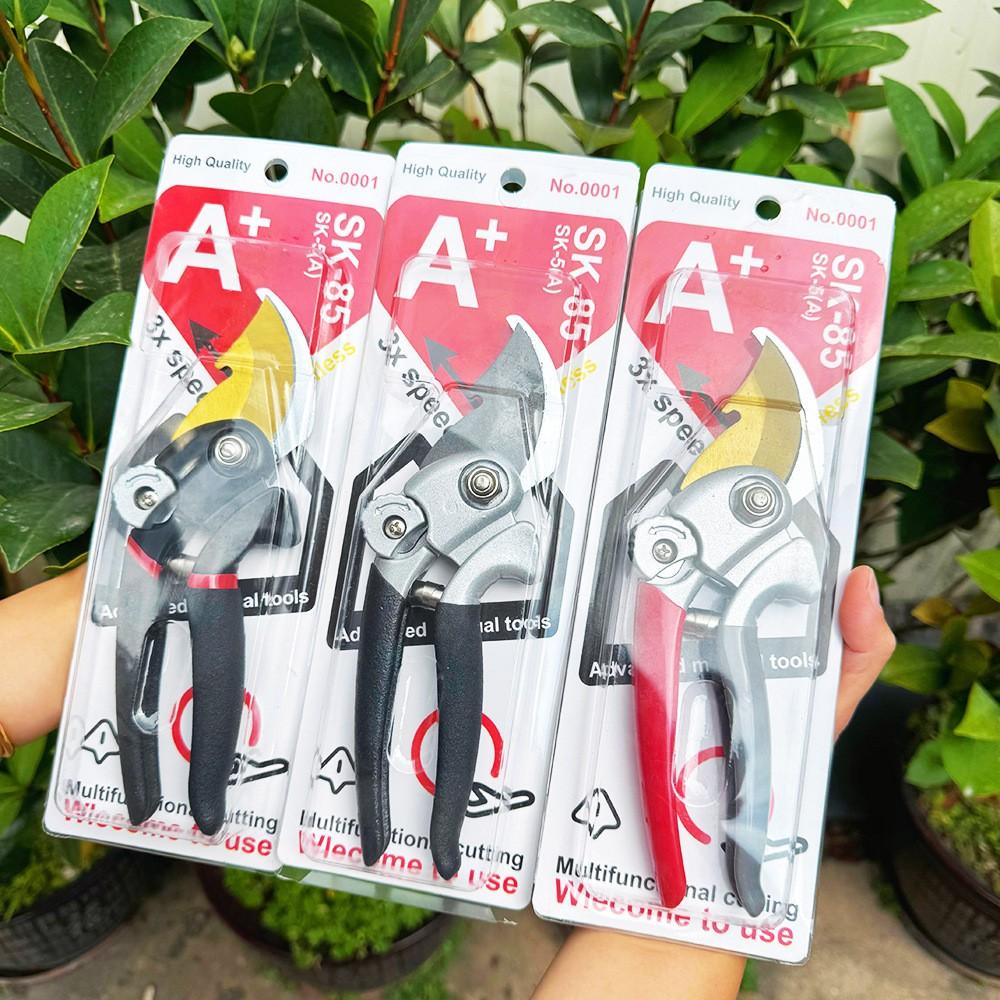 Factory Outlet DIY Industrial Grade Multi-Functional Right-Handed Lightweight SK85 Steel Bypass Pruning Shears Anti-Slip Grip