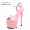 Fashion High Heels Plus Size 43 Women Shoes Classics 15cm Super High Heels Sandal Female Gladiator Shoes for Women Sexy Pumps Pole Dance