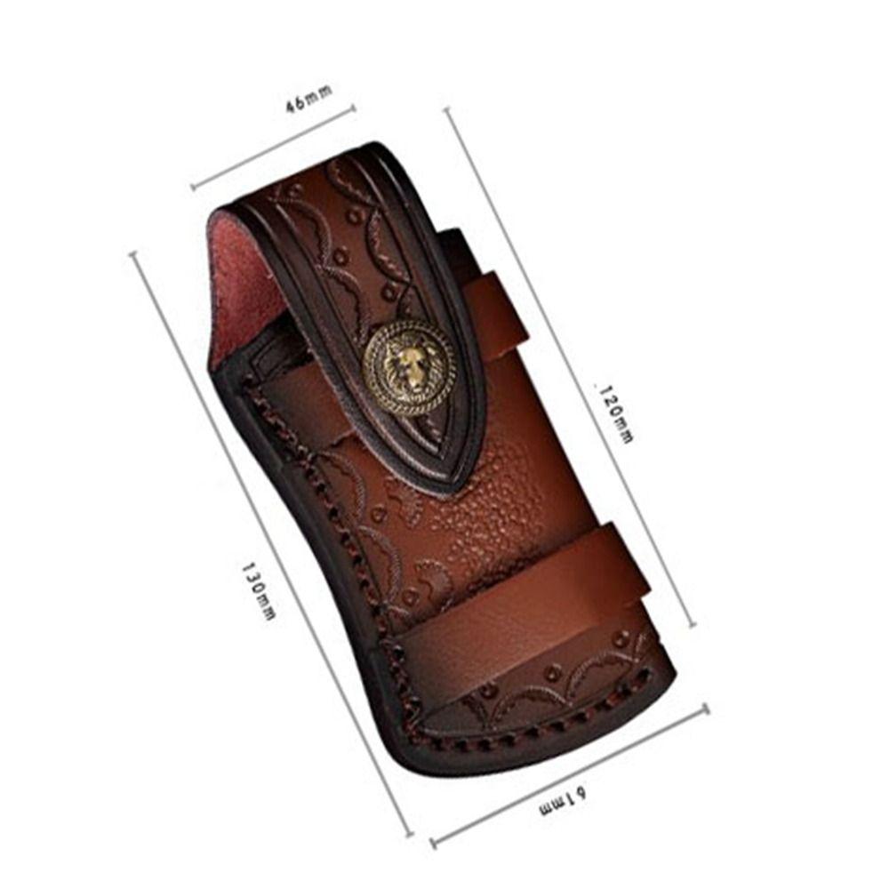 6 Styles Flashlight Belt Loop Foldable Leather Sheath High Quality Case Holder  Outdoor Tool