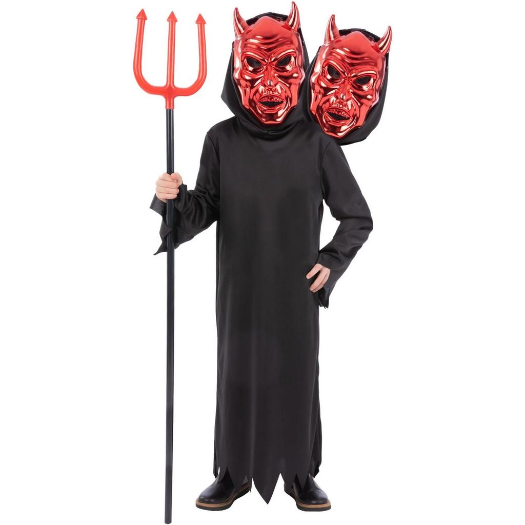 Smiffys Childrens/Kids Demon Reaper 2 Headed Costume
