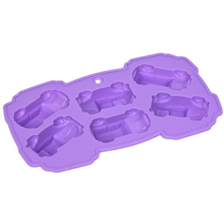 Janemei Cartoon Auto Silikon Eiswürfel- & Kuchenform - Lebensmittelqualität