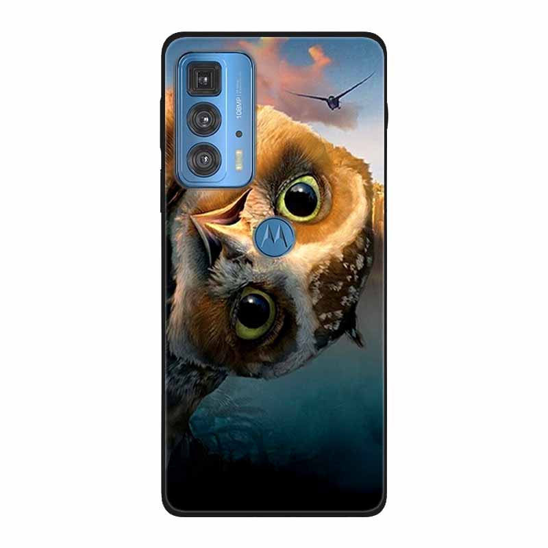 Dla Motorola Moto Edge 20 Pro Lite 5G Case odporny na wstrząsy miękki silikon TPU tylna pokrywa dla Moto Edge20 Fusion Pro etui na telefony śliczne