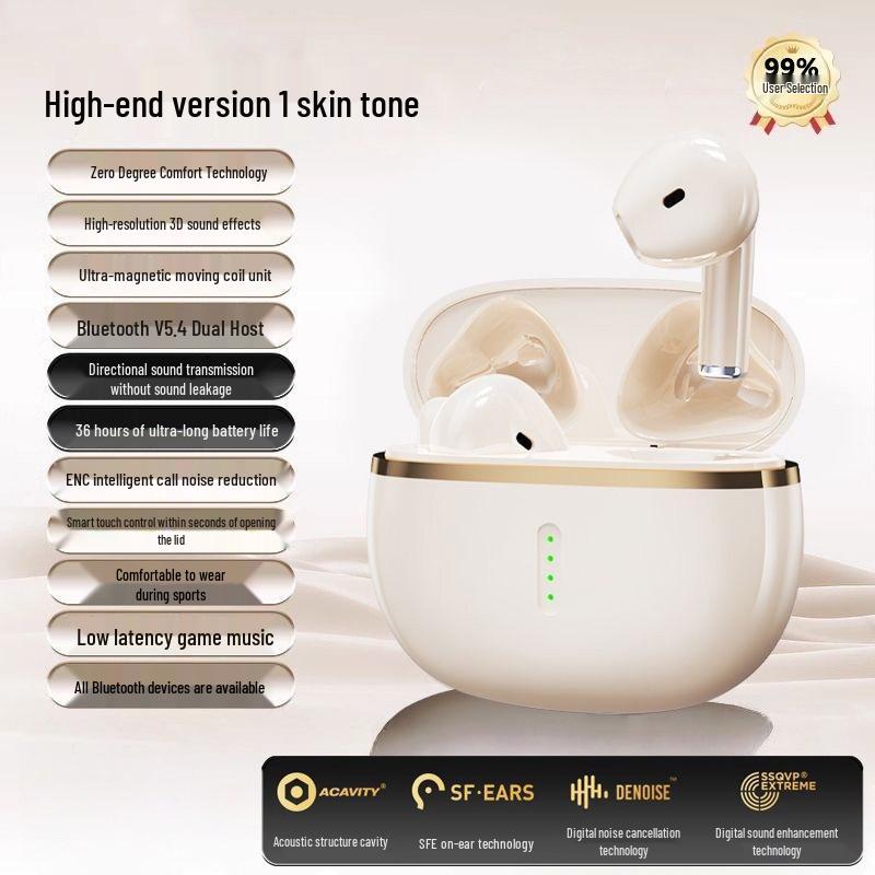 X85 True Wireless Noise-Cancelling Earbuds - Sport & Gaming, High Sound Quality, Long Battery Life, Low Latency.