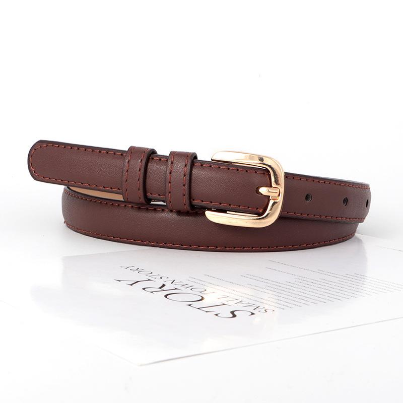 Slim Womens Belt Versatile Dress Pants Accessory Minimalist Summer Korean