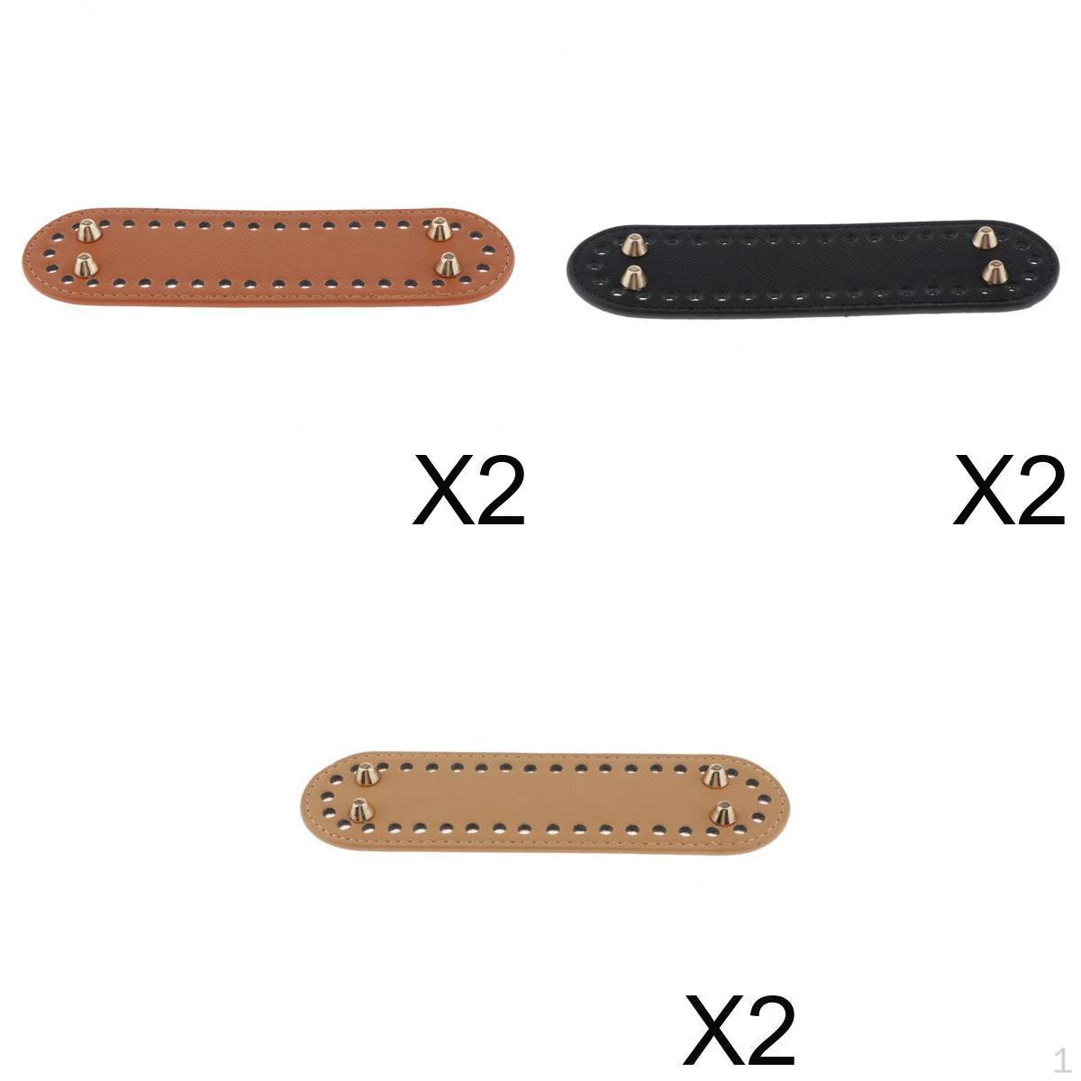 

6x Дно сумки из ПУ кожи, основа для вязания крючком, формовочная прокладка, подушка, плетеная вручную, кошелек, сумочка