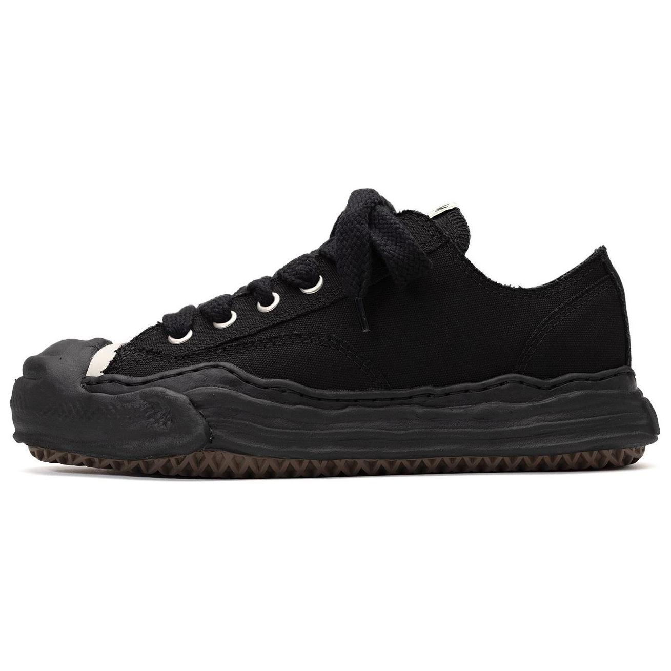Heren Sneakers Maison MIHARA YASUHIRO Hank OG Zool Canvas Laag Zwart 37 black