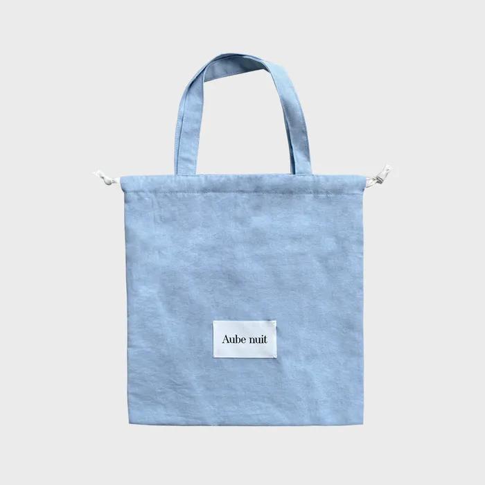Aube Nuit Sorbet Candy Blue Linen Mini Bag Set
