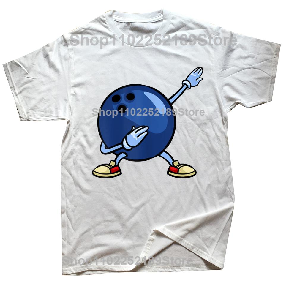 Funny Bowling Ball T Shirts Graphic Cotton Streetwear Short Sleeve Birthday Gifts Summer Style T-shirt Mens Clothing