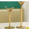 Brass Tissue Holder Kitchen Vertical Oil-absorbing Roll Paper Towel Rack Table Top Storage Decorative Ornaments