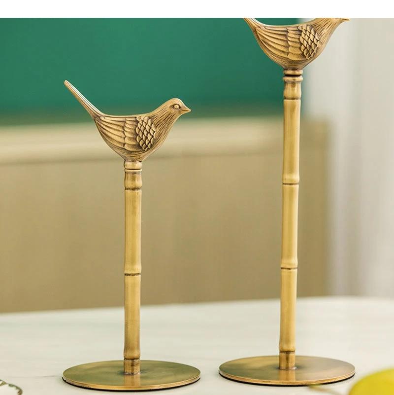 Brass Tissue Holder Kitchen Vertical Oil-absorbing Roll Paper Towel Rack Table Top Storage Decorative Ornaments