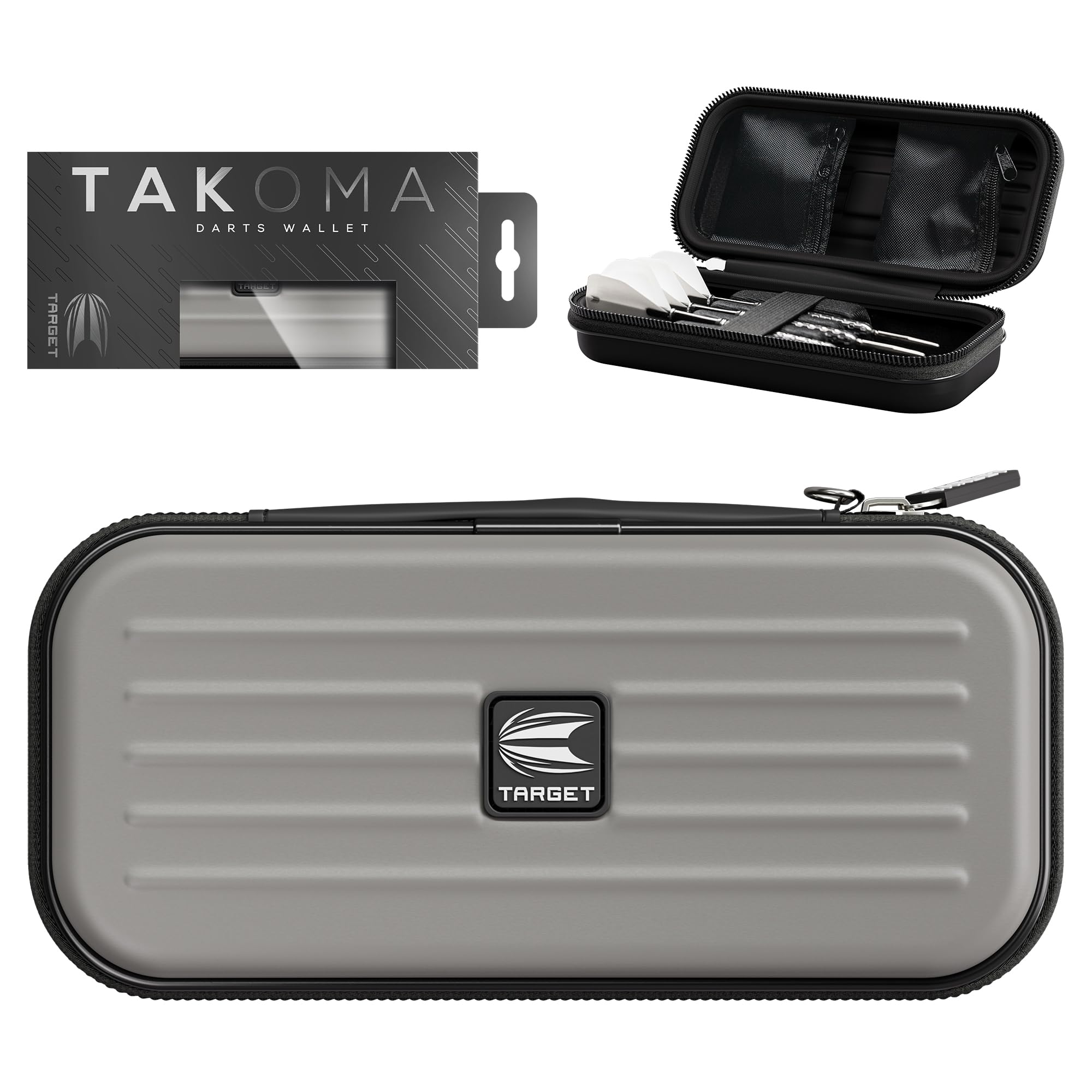 TARGET TAKOMA WALLET darts case darts 3 accessories storage gray