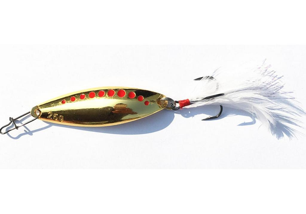 Metal Spinner Spoon Lure: Leech Bait for Bass, Mandarin Fish, Perch