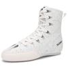 Flying Knitting High-top Boxing Shoes, Youth Flat-bottom Wrestling, Indoor Sports, Lace-up Wrestling Shoes, High-top Fighting Shoes, Sports Shoes