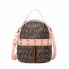 Multifunctional backpack, personalized fashion, rivet printing, student leisure trend women's bag