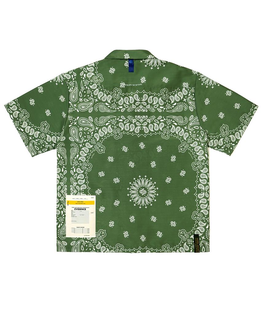 STIGMA 23 Paisley Short Sleeves Shirts Khaki