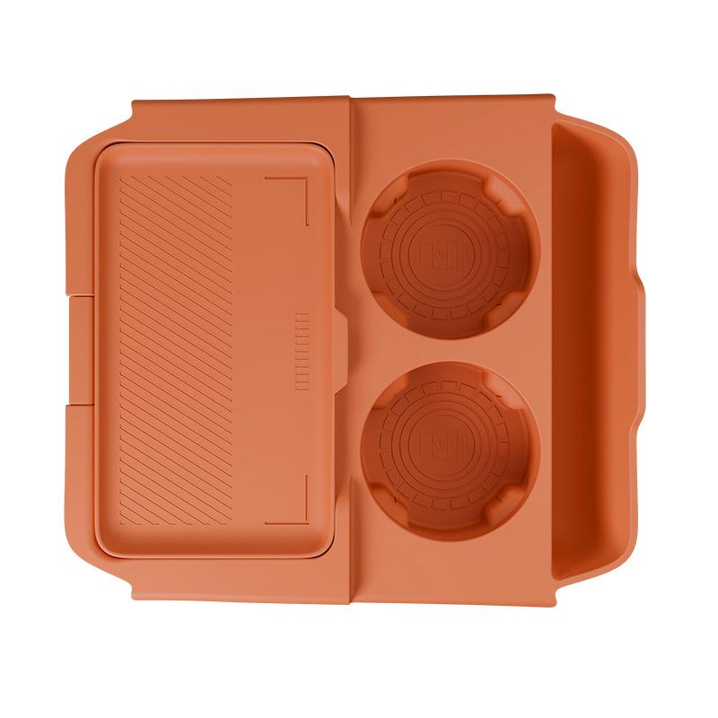Deep Blue S09 Console Storage Box Organizer with Silicone Mat