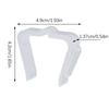 Christmas Light Hanger Hooks Plastic Light Clips 1 5/8 Inch Fascia Boards Clips Weatherproof Plastic Outdoor Holiday Light Clip
