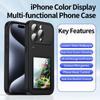 Dynamic Phone Case For Iphone Photo Transfer, Video Playback, Touch Screen, Multifunctional Bluetooth Phone Cover For IPhone 17 16 15