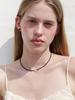 Love Me Monster 1 Rose Spinel Choker_3Color