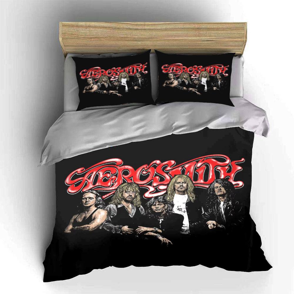 Music Band Theme Bedding Set Bedding Duvet Cover Set Duvet Cover Pillowcases (1*Duvet Cover 2*Pillowcases, without duvet insert)