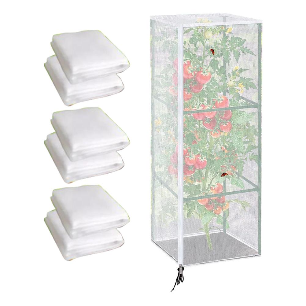 Bird Netting For Plants Protection Zipper Mesh Cover Garden Bird Netting Adjustable Drawstring Breathable Mesh