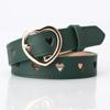 1Pc New Non-punching Love Hollow Belt Women's Versatile, Sweet Girls Sweater Skirt Decorative Belt