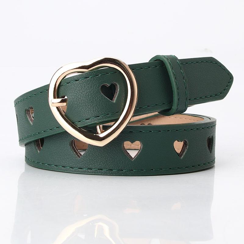 1Pc New Non-punching Love Hollow Belt Women's Versatile, Sweet Girls Sweater Skirt Decorative Belt