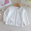 Girls' Stylish Summer Sun Protection Cardigan - Versatile Air Conditioning Layer, Thin Fashionable Jacket for Children.