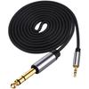 Durability 3.5mm To 6.35mm Audios Cable for Connecting Smartphones Tablets Laptops To Amplifiers for Guitar, Laptop,