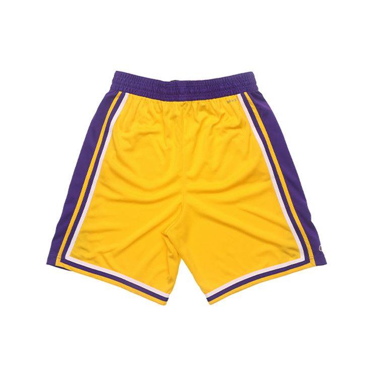 Nike NBA Icon Edition Team Limited Summer Breathable Mid-Rise Basketball Shorts SW Fan Version Men Bottoms Yellow AJ5617-728