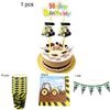 Exciting Excavator Vehicle Truck Party Supplies For Boys Birthday Celebration Decor