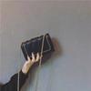 Niche feeling autumn and winter small bag women's new trendy versatile messenger bag mini diamond chain bag