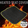 Car Heated Seat Cover Cushion Warmer Driver Passenger Front Heating Warming Pad