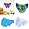 Semi-stereoscopic Butterfly-shape Wall Ornaments Drop Glue Mold Diy Wall Pendant Desktop Decoration Epoxy Silicone Mold