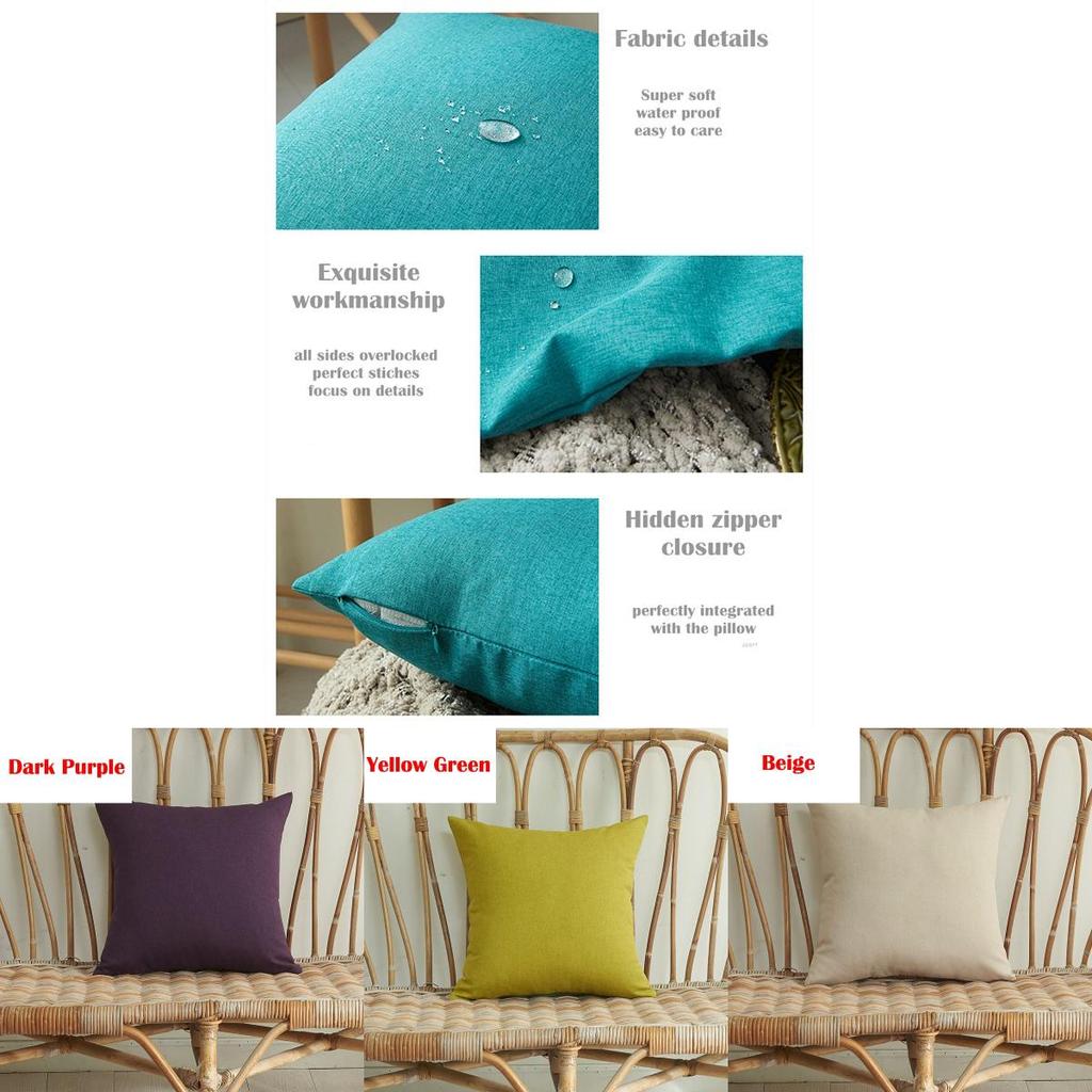 Luxurious Waterproof Garden Cushion Covers For Outdoor And Indoor Furniture Use
