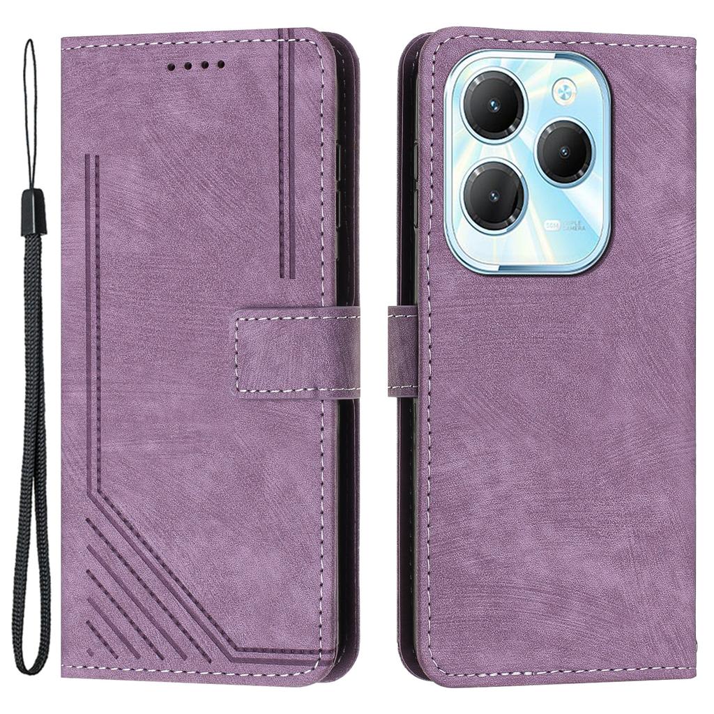 For Infinix Hot 40/Hot 40 Pro PU Leather Flip Cover Wallet Phone Case Stand Function