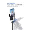 Wireless Remote Operated Selfie Stick Desk Tripod Featuring Quick Open Button and Six Section Extendable Design
