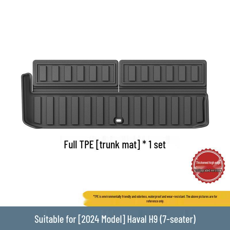 2024 Haval H9 TPE Floor & Trunk Mats with Seat Back Protection