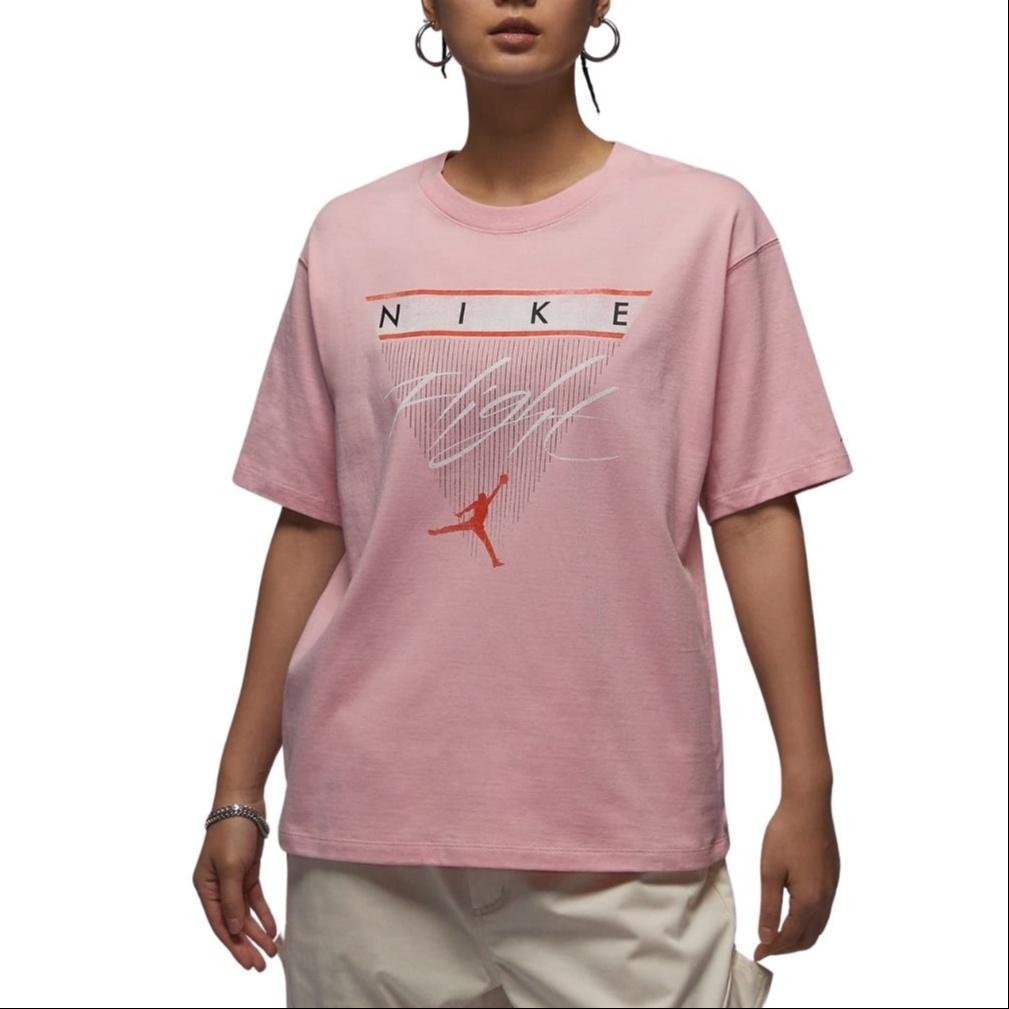 Jordan Flight T Shirt Women's Pink FQ3241-607