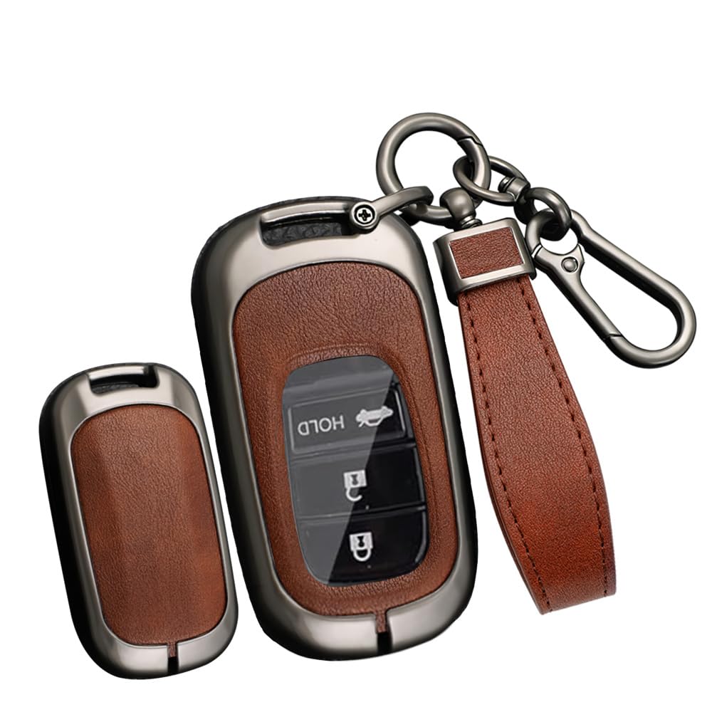 TECART Honda Remote Control Key Case, Key Ring, Key Case, Key Bag, Key Chain,