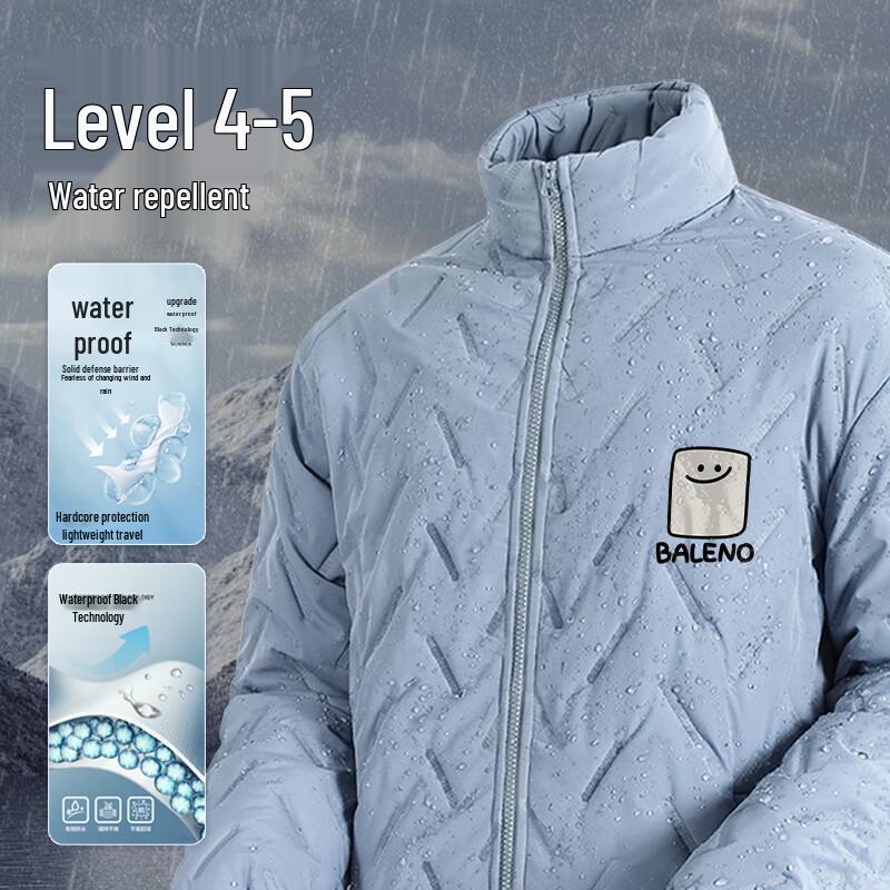 Baleno Men's Winter Retro Stand-Collar Padded Jacket